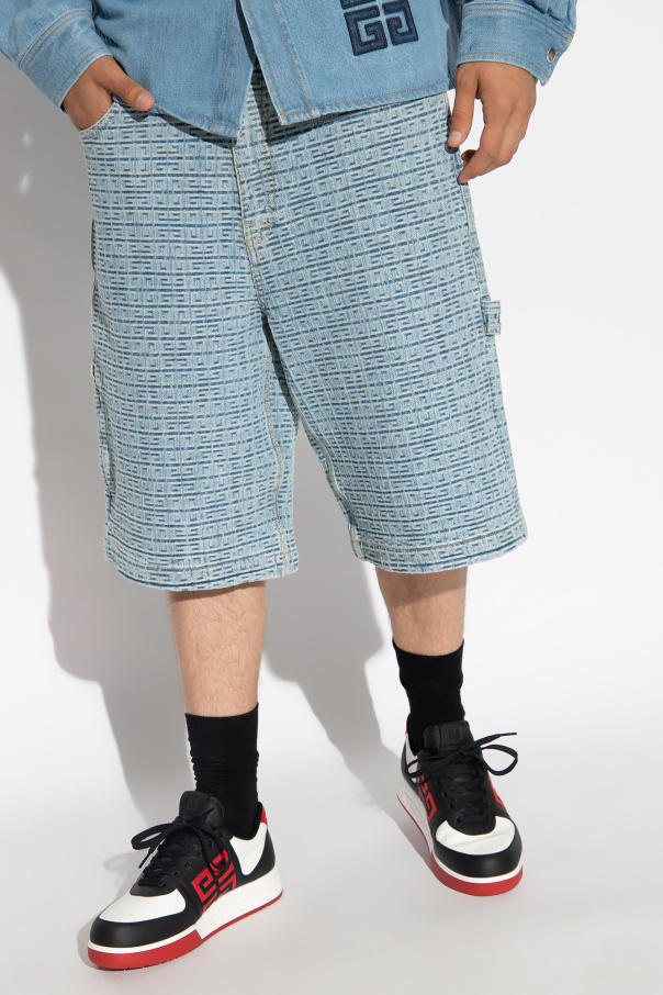 ショートパンツ Givenchy Shorts In Jeans Givenchy Mini Shorts in Washed Denim | Saks Fifth Avenue